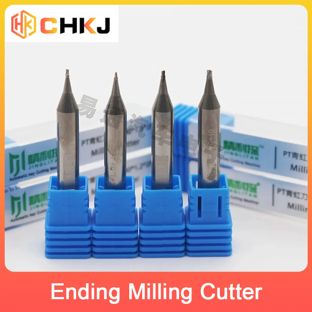 

CHKJ 0.9 1.0 1.2 1.5MM Specification Double-Edged Anti-Breaking Flat Body Fixed Tungsten Steel Milling Cutter