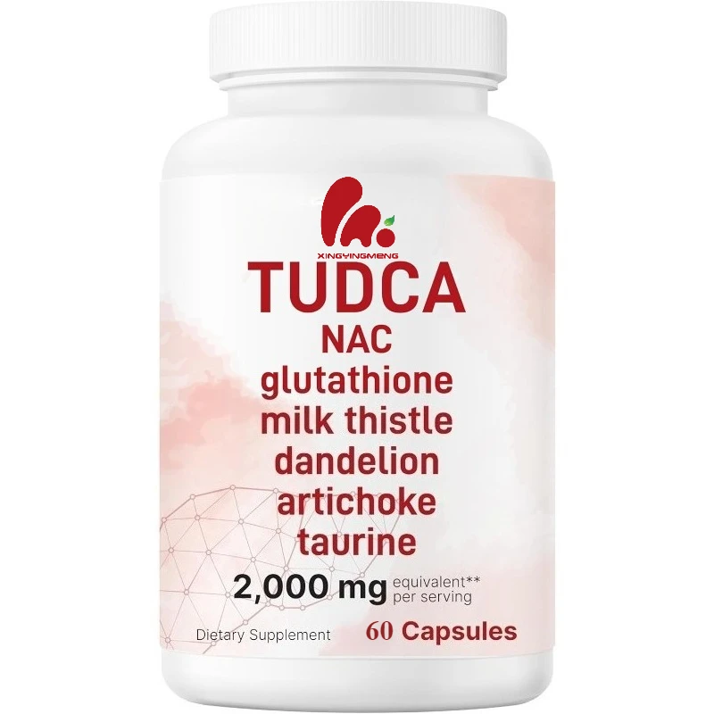 TUDCA NAC, glutatión, cardo mariano, diente de león, cardo coreano y taurina: antioxidante, digestivo y apoyo al hígado