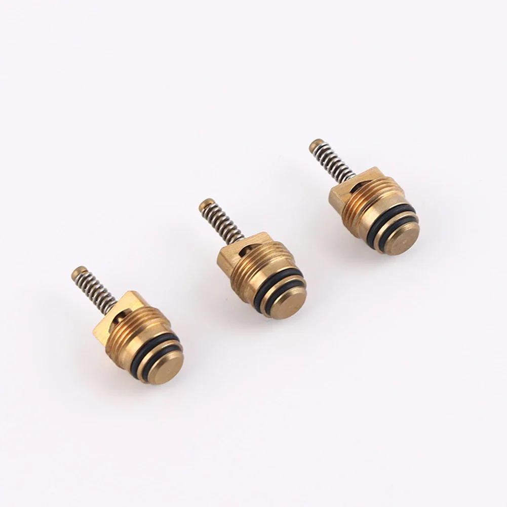 Car Interior Tool A/C Valve Tool 10pcs A/C Valve Core Brass Parts Backwards Compatible With R-134A & R-12 Systems