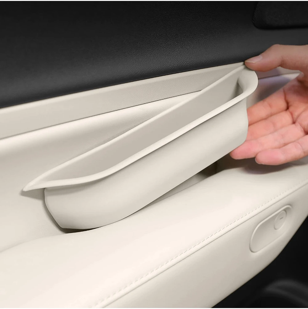 4 Stück Silikon-Aufbewahrungsboxen für Autotüren für Xpeng G6 2023 2024 2025 2026 Türfach-Organizer Innenraum-Zubehör – Detail 7