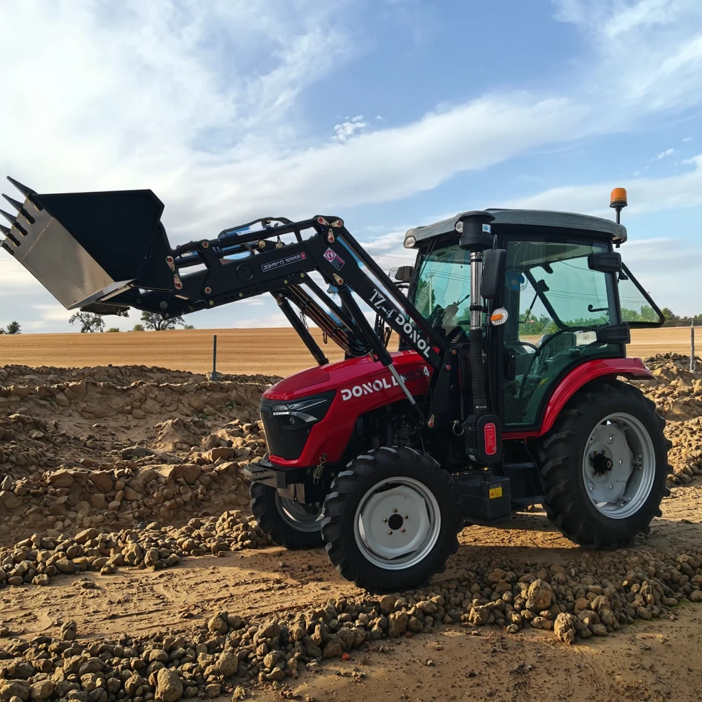 50HP Tractor, Available with EU COC Standard Euro V Engine and FEL. Manufacturer Promotion