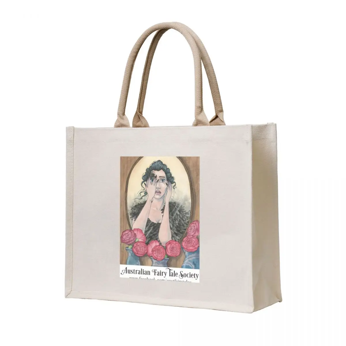

Swan Maiden by Erin-Claire Barrow Tote Bag shopper bags hand bag reusable grocery bags Customizable tote bag