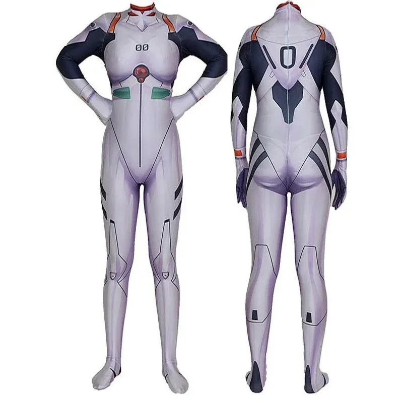 Adulti Bambini Anime Asuka Mari Rei 3.0 Costume Cosplay Asuka Test Shinji Tute Zentai Suit Halloween Tute EA5601