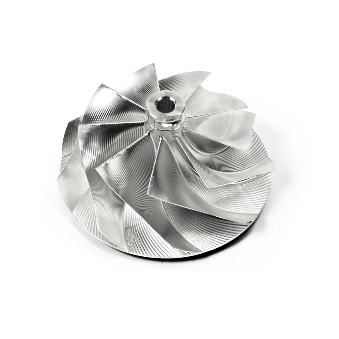 G Series Billet Forged Compressor Wheel Billet 48x60mm 9+0 Forward Rotation 5-AXIS CNC Machine