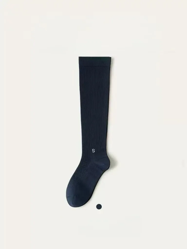 Professionelle Lauf- und Springseil-Wadenkompressionssocken für Damen, hohe Elastizität, atmungsaktiv, für alle Jahreszeiten geeignet, universelle Sportsocken – Detail 5