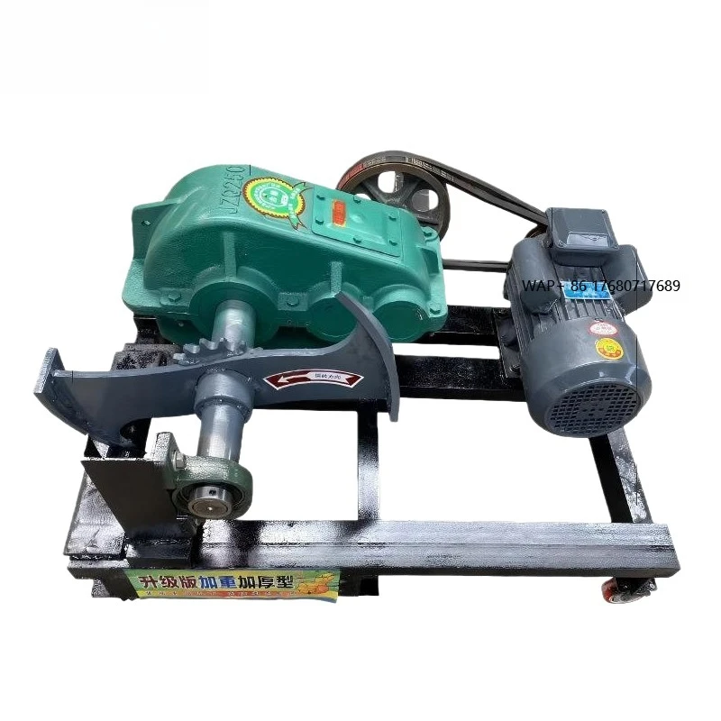 High Efficiency Electric Log Splitter With 4000W Copper Motor Thickened Body Fast Splitting for Hardwood Softwood Home Farm