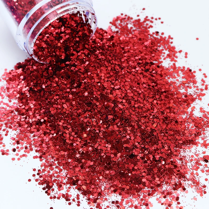 Autumn DIY Resin Pigment Powder Hexagons Chunky Glitter Gold Silver Epoxy Resin Accessories Silicone Mold Filler Resin Sequins