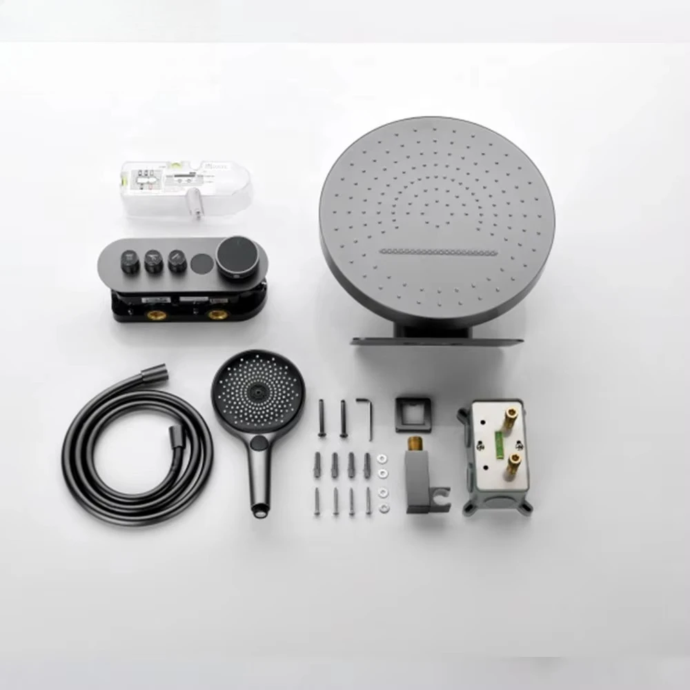 High Quality 304 Stainless Steel Two Functions Shower Head Bath Shower Mixer Set Bathroom Raining Waterfall Shower Set