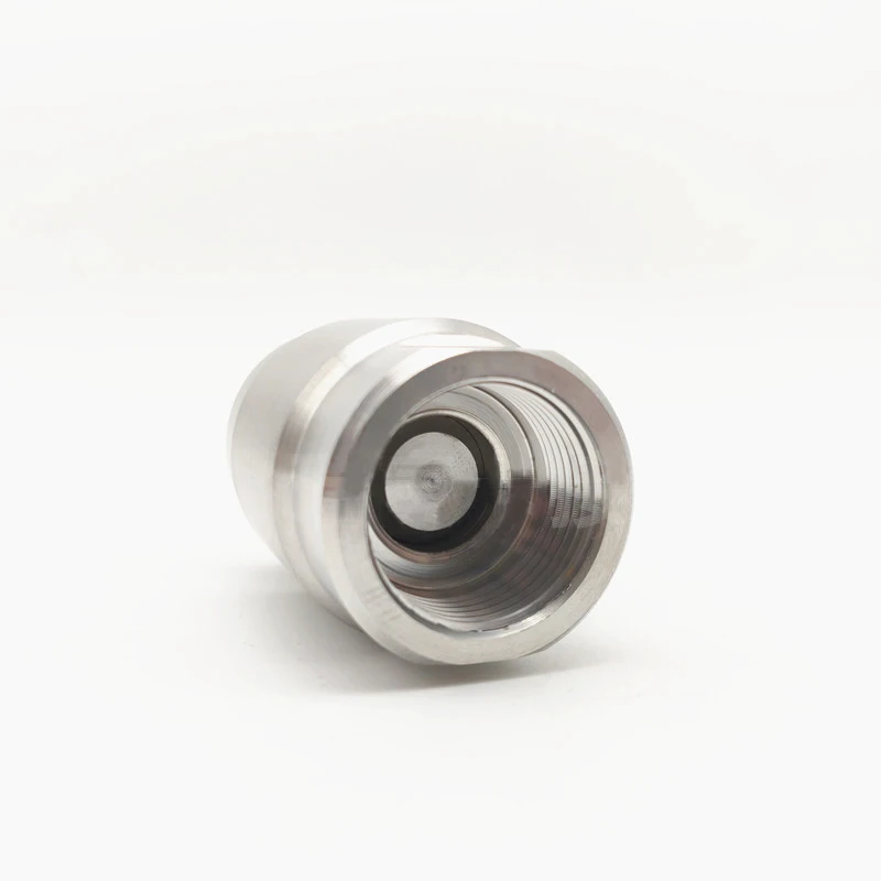 304 Edelstahl Hochdruck Eine Weg Ventil 1/8 "1/4" 3/8 "1/2" 3/4 "1" 6,4 Mpa Männlichen Gewinde Überprüfen Ventil – Detail 4