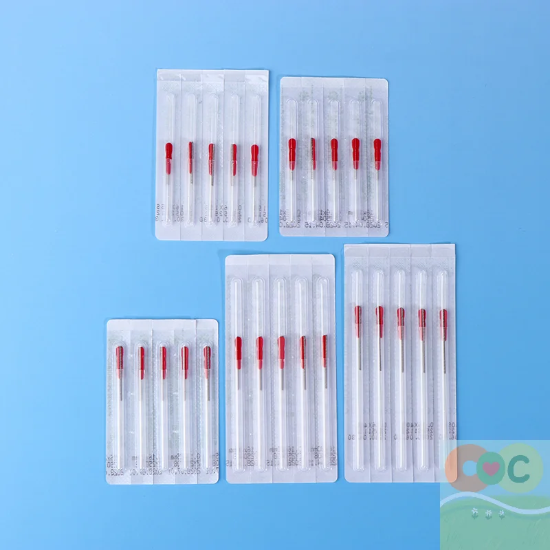 100 قطعة إبرة الوخز بالإبر القابل للتصرف الفولاذ المقاوم للصدأ مع أنبوب فردي قنية معقمة 1 إبرة مع 1 أنبوب توجيه #3