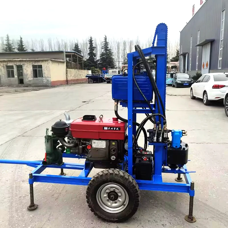 

Индивидуальная гидравлическая дизельная буровая установка для водяных скважин, 22-35 л.с., 100-180 м, колесная, высококачественная, эффективная