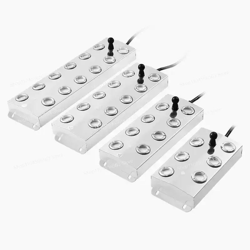 

10-Head Industrial Ultrasonic Atomizer - 7000mL/H Humidifier DC48V with 110V/220V Power Supply