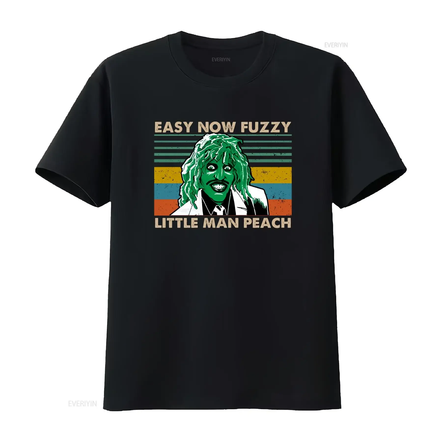 Retro The Mighty Boosh TV Old Gregg Easy Now Fuzzy Little Man Peach Men's T Shirt vintage Washed Slightly designer clothes