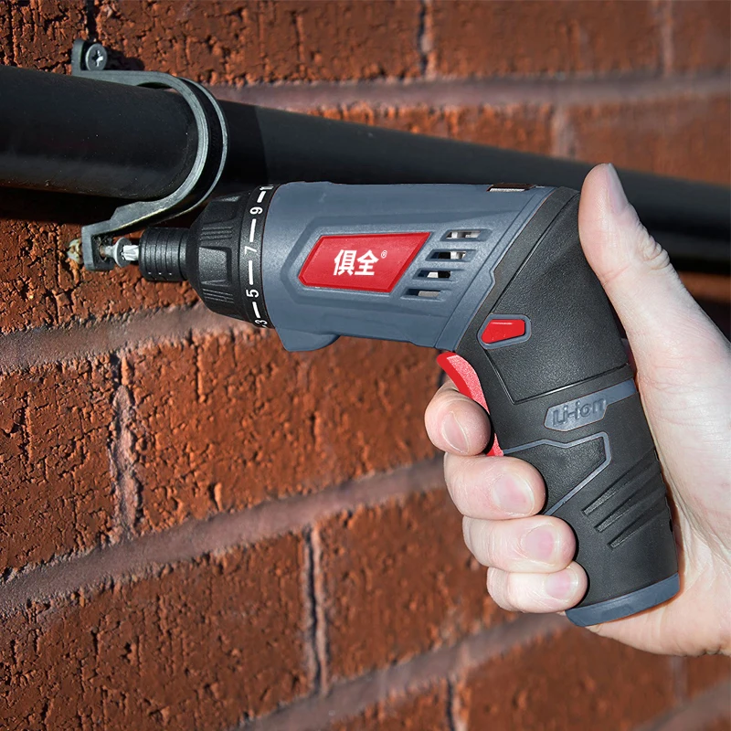 مفك براغي كهربائي منزلي محمول قابل لإعادة الشحن، مفك كهربائي مفتوح متعدد الوظائف، مثقاب كهربائي صغير