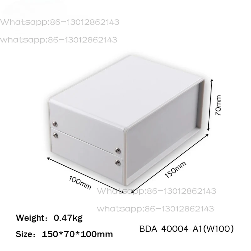 2026   High quality  1PCS   Iron desktop shield with flat cover, model BDA 40004, control iron metal cabinet power box