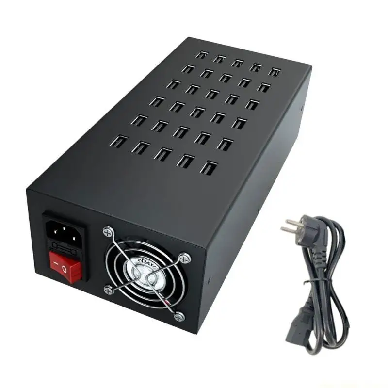 

F62C USB-зарядная станция, 40/30/20/10-портовая зарядная док-станция для зарядки нескольких смартфонов и планшетов