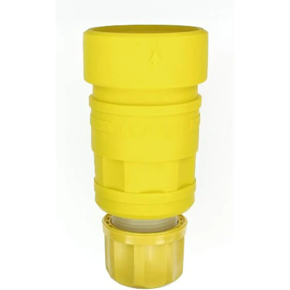 

30-амперовый, 250-вольтовый, с блокировкой, промышленного класса, с заземлением, Wetguard, 29W48, желтый