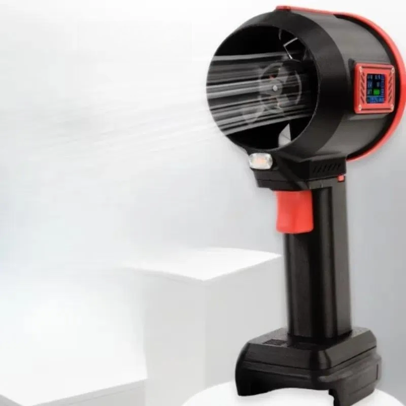 High Power Turbo Fan Blower Cordless Handheld Air Duster for Car Wash Snow Removal Dust Cleaning Outdoor Garden Use