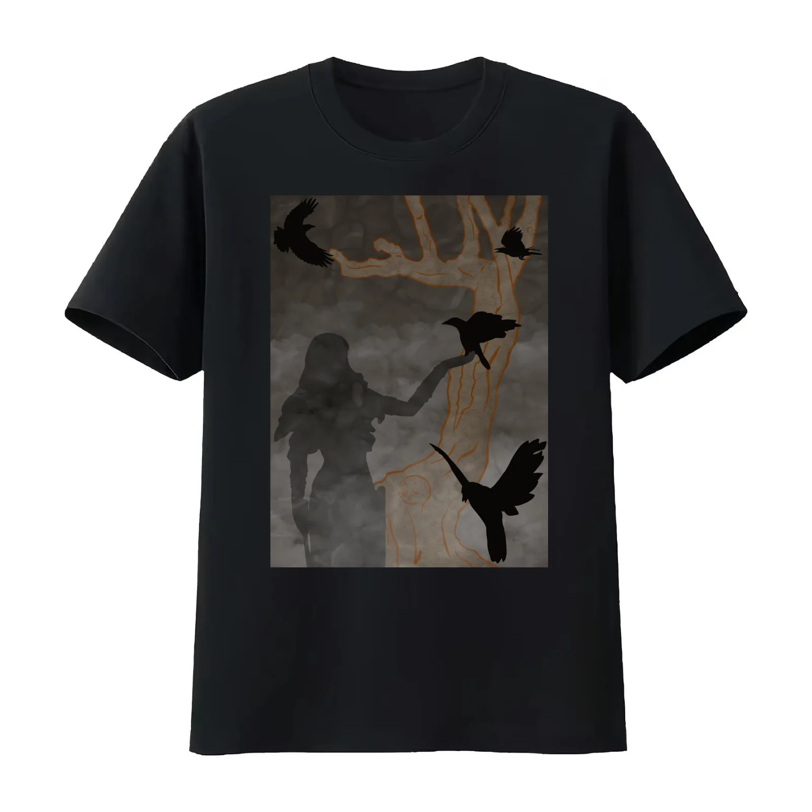 The Morrigan T-Shirt Summer Casual Cotton Tee Oversized Streetwear Tops Vintage Graphic Print Loose Fit Short Sleeve
