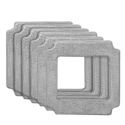 Glass Cleaning Mops For ABIR WD8 Window Cleaner Robot,21x21cm Washable Clothes Rags for Washing Windows Glass Thick Mopping