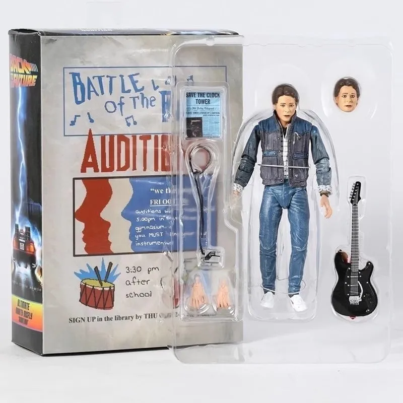 NECA العودة إلى المستقبل Ultimate Marty McFly (التخفيف) 18 سنتيمتر شخصية عمل لعبة الهدايا جمع اللعب