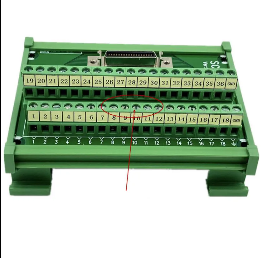 

The SCSI 36 terminal station replaces the trunk terminal station of Advantech SCSI-36P CN Slot acquisition card converter board