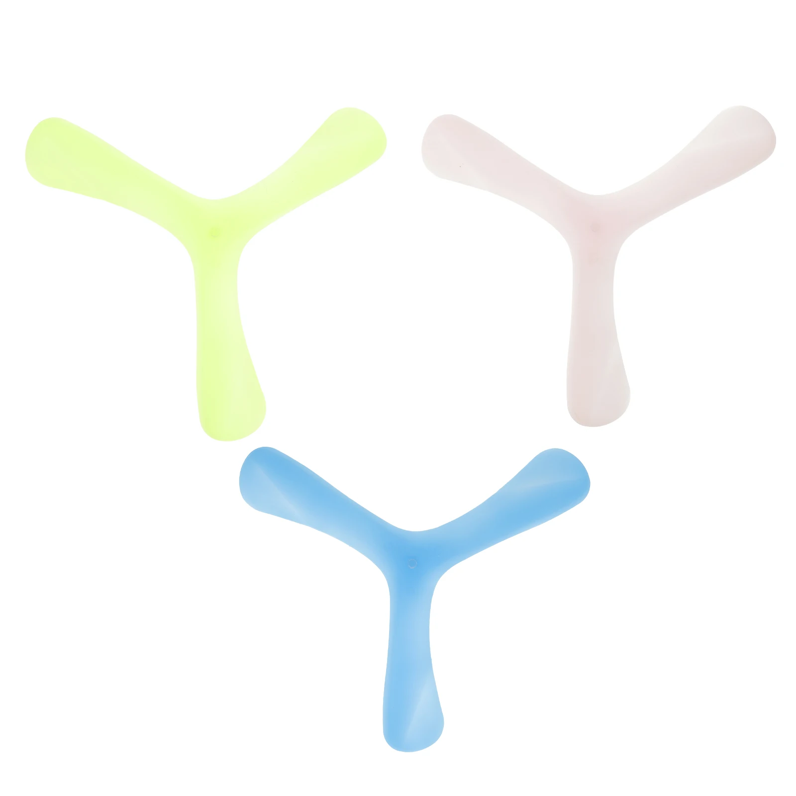 3 Pcs Glow-in-the-dark Plaything Plastic Outdoor Toy Gift Sports