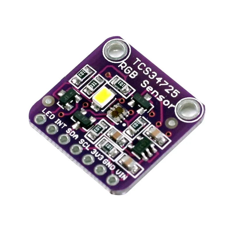 Tcs-34725 Tcs34725 Rgb Light Color Sensor Colour Recognition Module Rgb Color Sensor With Ir Filter And White Led For Arduino