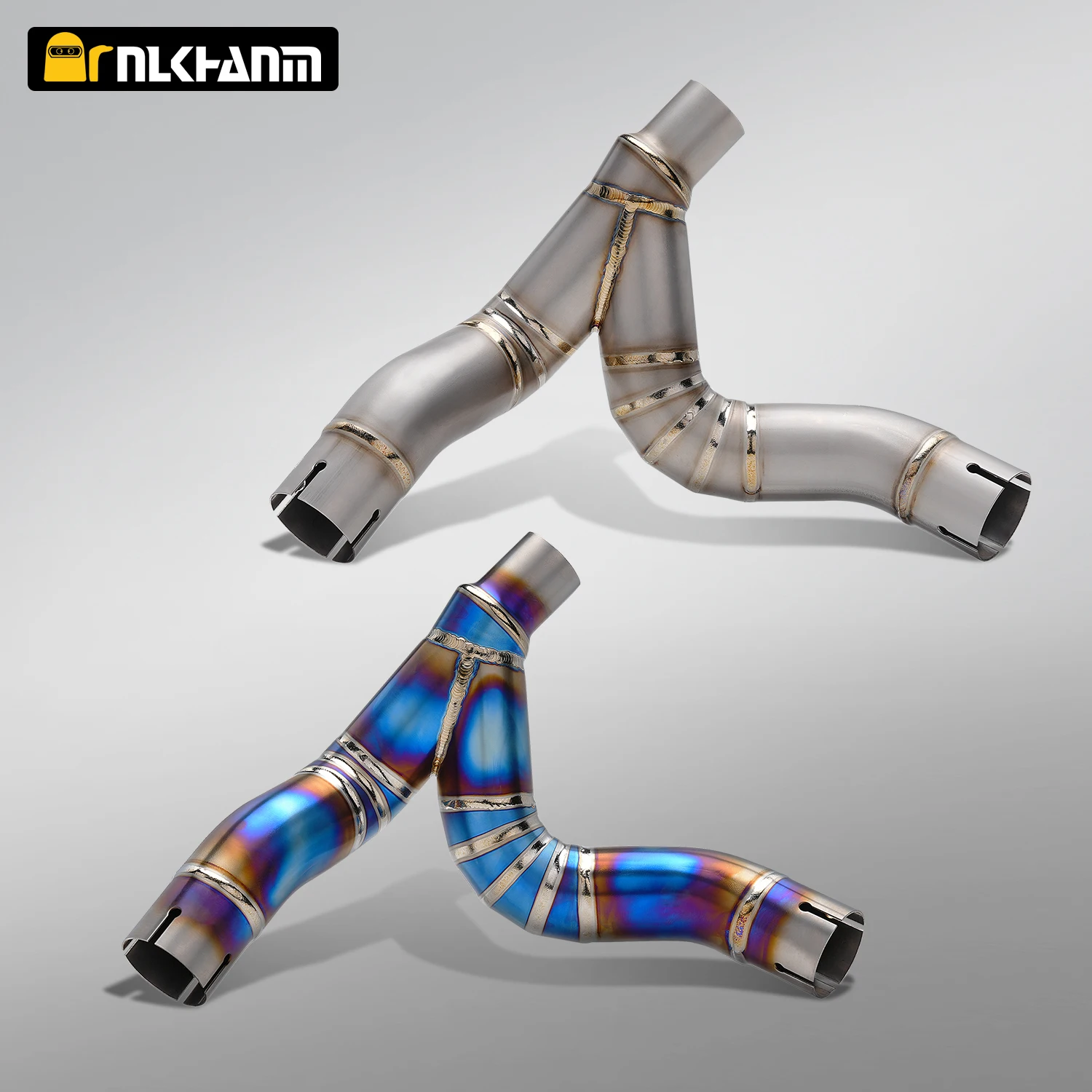 Slip-on Tube For Desert X DesertX 950 2022-2024 Motorcycle Exhaust Modified Ti.  Middle Pipe Original Interface