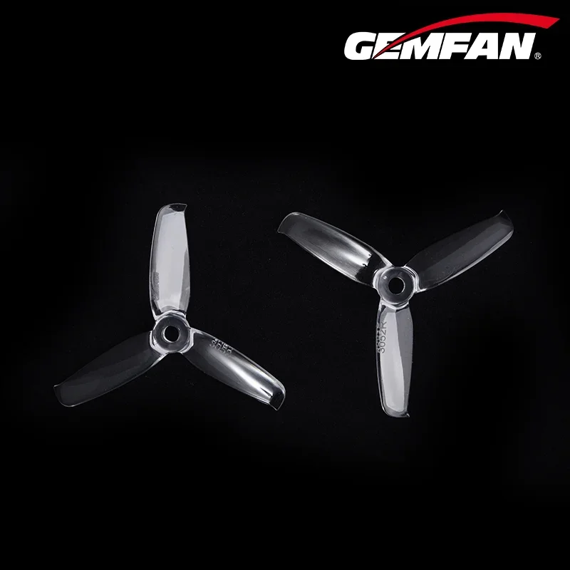 4 paia di oggetti di scena per PC Gemfan Flash 3052 da 3 pollici a 3 pale (foro da 1,5 mm/5 mm) per droni canalizzati RC FPV Racing Freestyle e stuzzicadenti/Cinewhoop