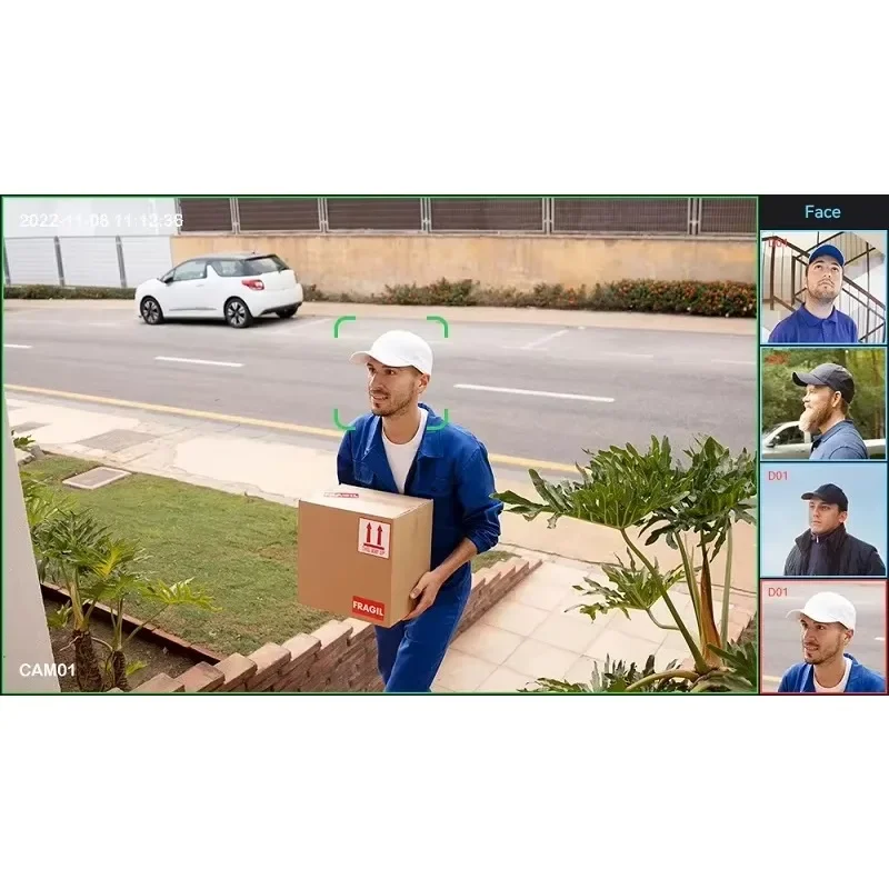 Sistema di telecamere di sicurezza WIFI wireless più votato, buono per telecamere di sorveglianza CCTV per visione notturna esterna domestica e aziendale
