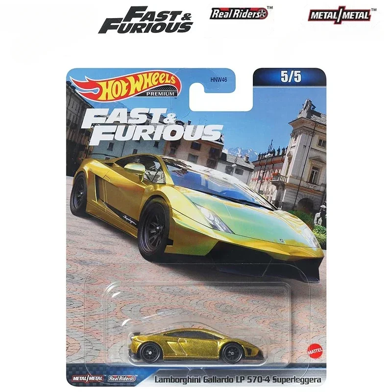 Original Hot Wheels Premium Car Fast & Furious Kid Toys for Boys 1/64 Diecast Toyota Supra 1991 BMW M5 Lamborghini Gallardo Gift