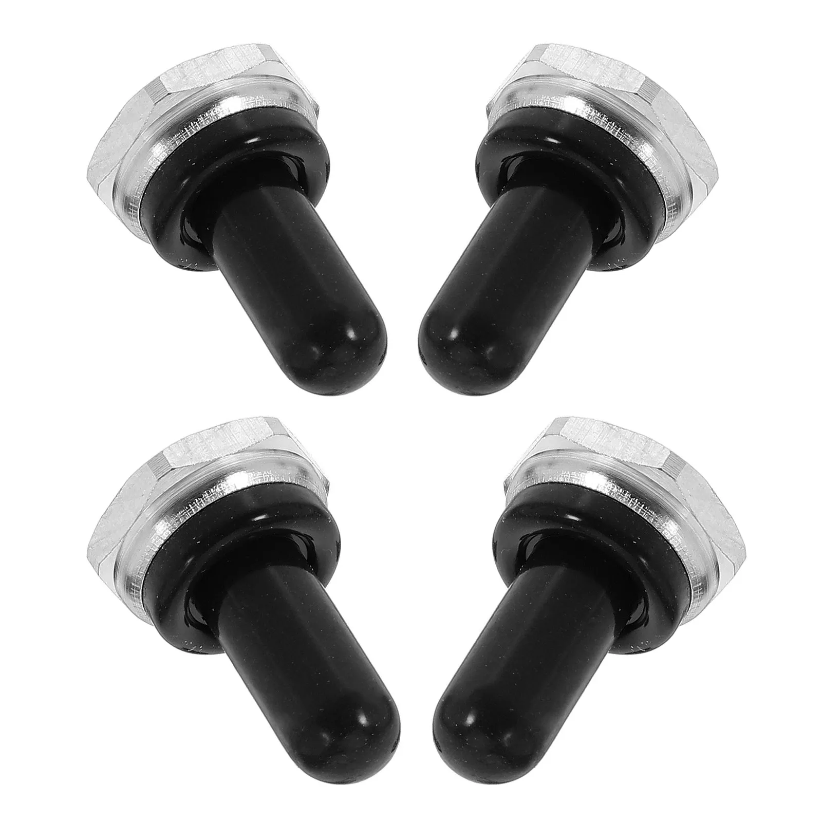 4Pcs Silicone Toggle Switch Cover Cap Waterproof Dustproof Protective Cover for Rocker Switch Power Button Outdoor Gym Equipment