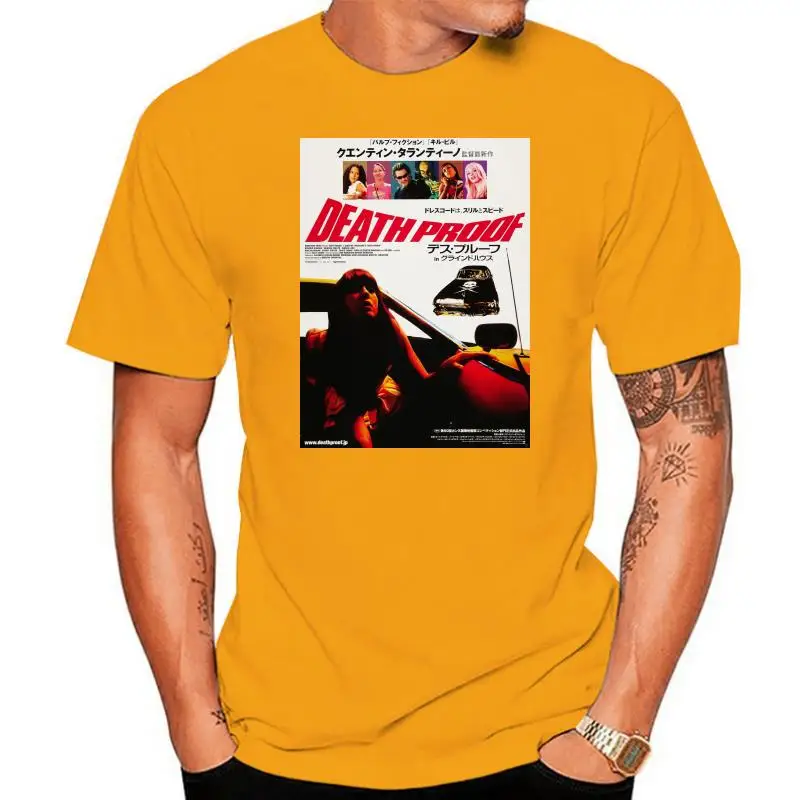 Death Proof Import T Shirt  Cult Movie Tarantino Kustom Grind House  T-Shirt  for Man Top Tee