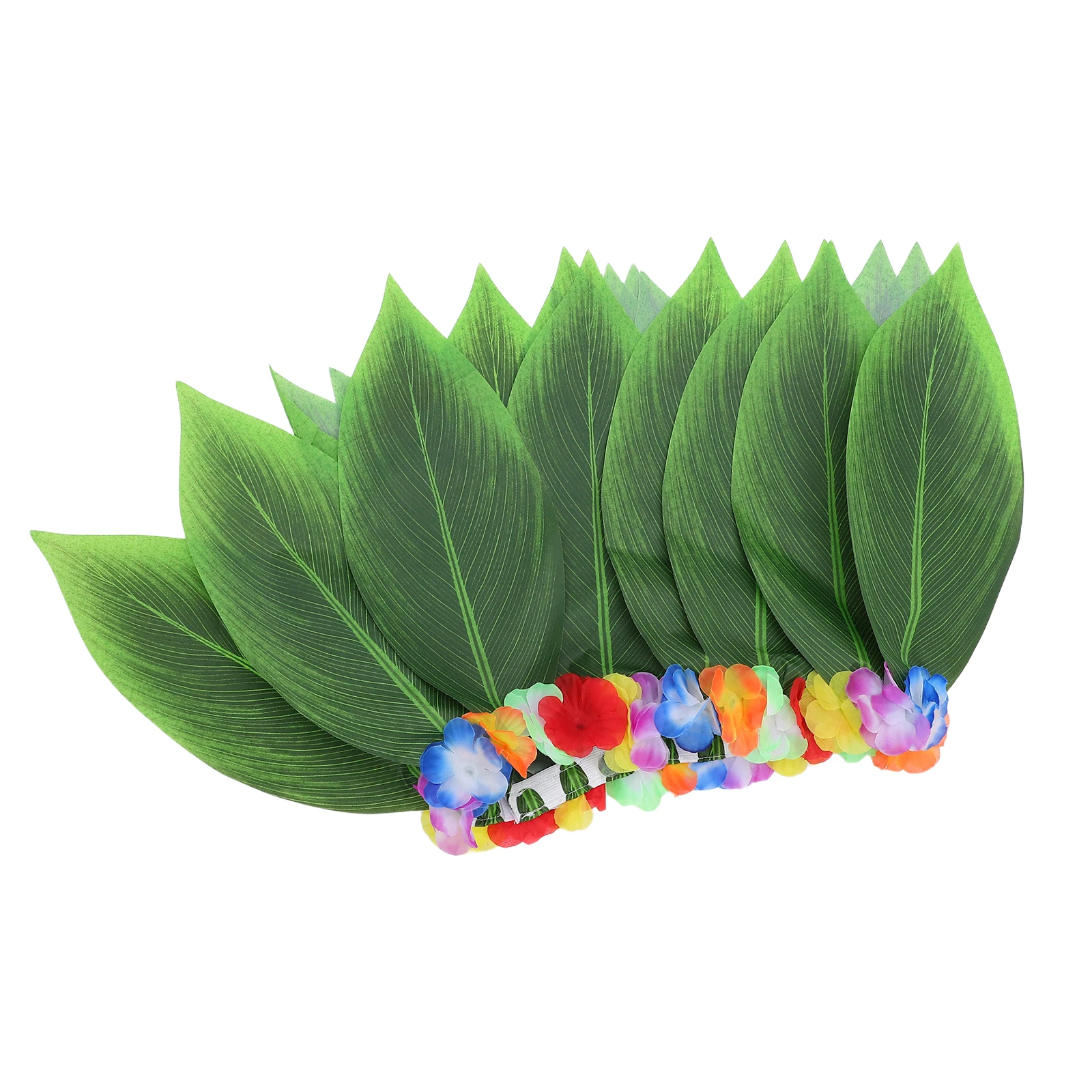 

Hawaiian Hula Grass Skirt Adjustable Waist Tropical Leaf Costume Party Accessory For Adults Luau Outfit Dance Wear