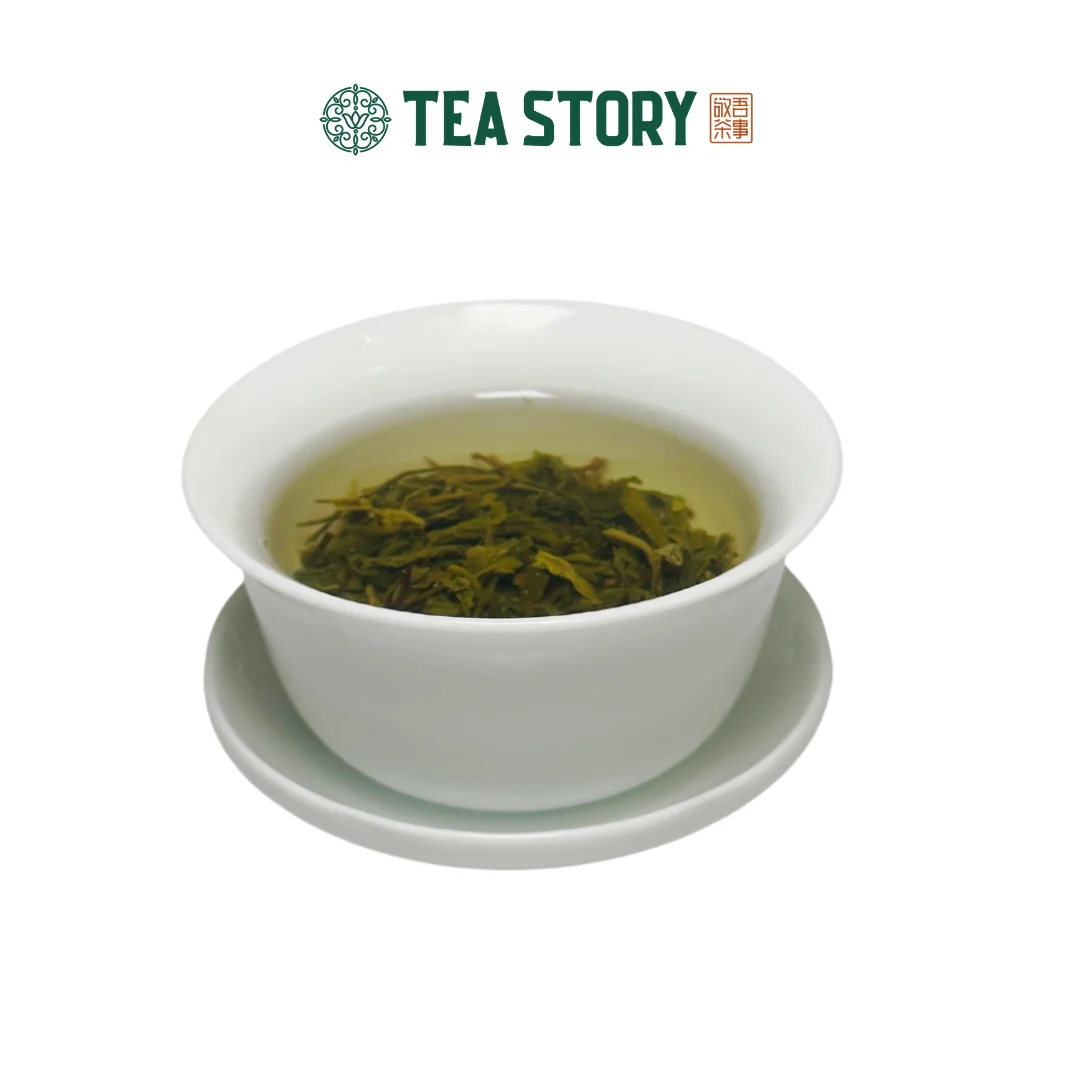 Tea Story شاي يوننان الأخضر الفضفاض - مدعو يدويًا، لحظة هادئة، العافية المضادة للأكسدة