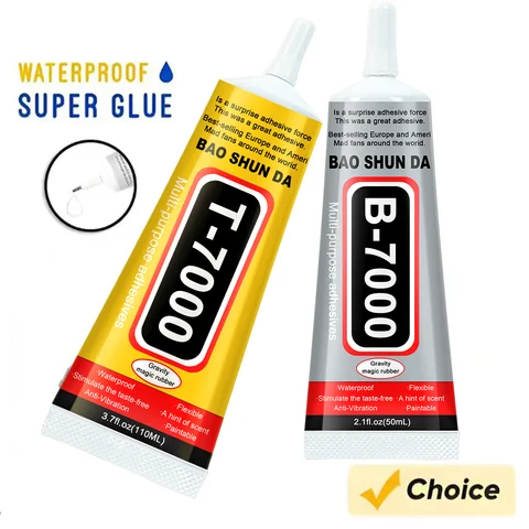 15ML 50ML 110ML B-7000 Clear Contact Phone Repair Adhesive Universal Glass Plastic DIY Glue T7000 with Precision Applicator Glue