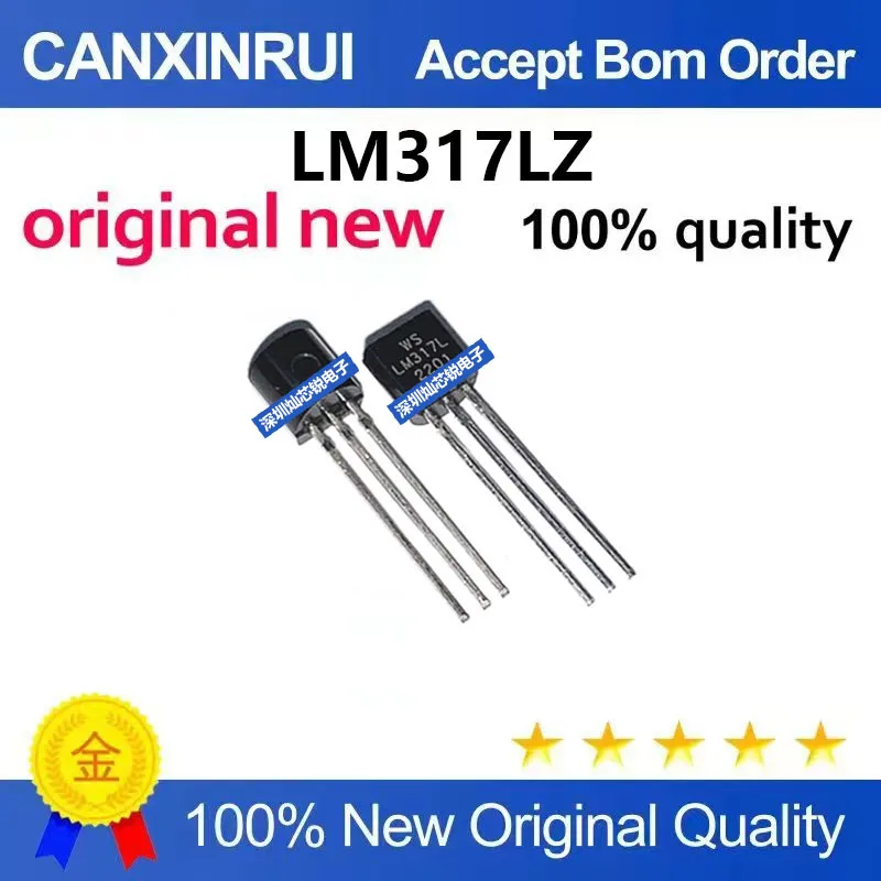 (5-100pieces)Brand new original domestic LM317LZ LM317 LM317L TO-92 package adjustable three-terminal voltage regulator