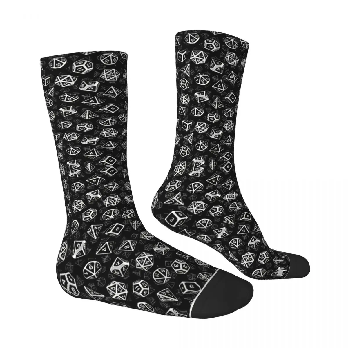 D20 Dice Set Unisex Bonnet Winter Outdoor Happy Socks street style Crazy Socks