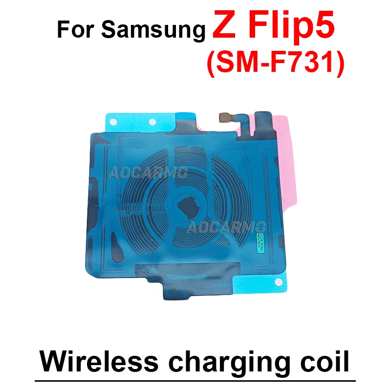 For Samsung Galaxy Z Fold 4 Z Flip 3 Flip5 F711 F731 Fold4 SM-F936 Wireless Charging Induction Coil NFC Module Flex Cable Repair