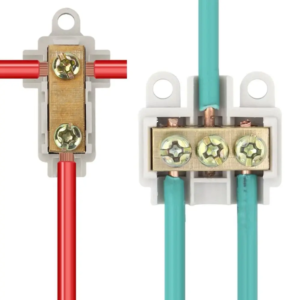 Locking Quick Crimp Terminal Block T-type Wiring Terminal Quick Wire Connector Terminal Block High Power Branch Terminal