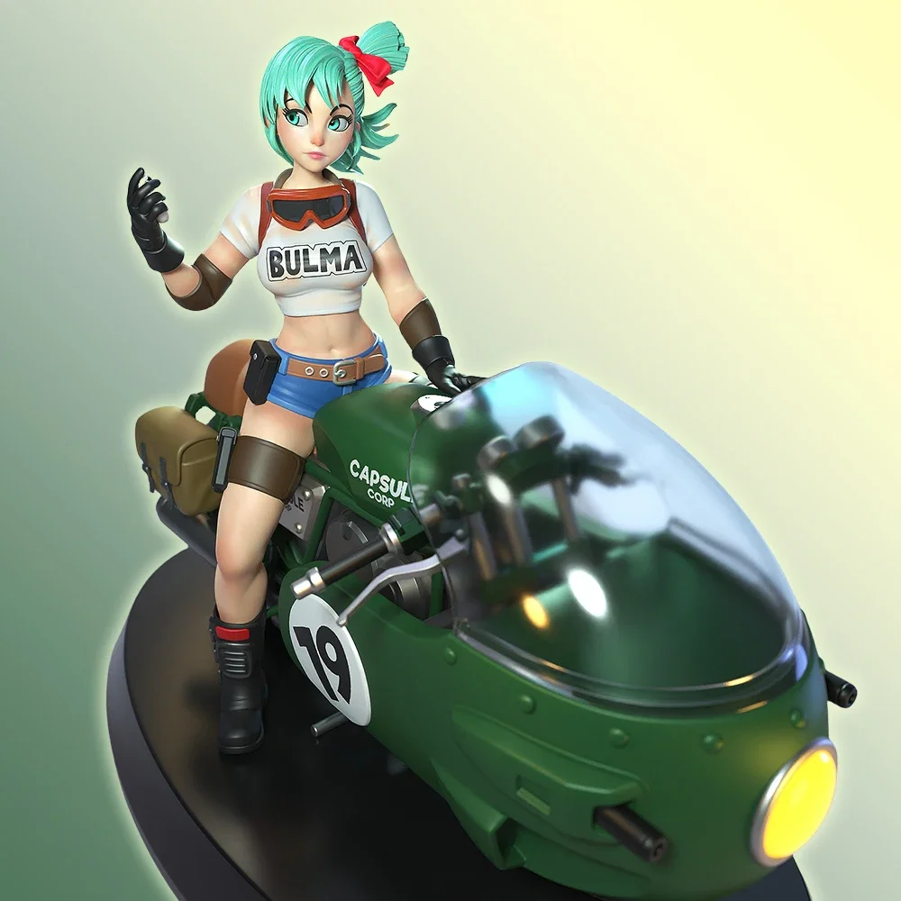 

Миниатюрная фигурка Bulma, 1:24, набор моделей из смолы, Неокрашенная пластиковая модель, комплект A531