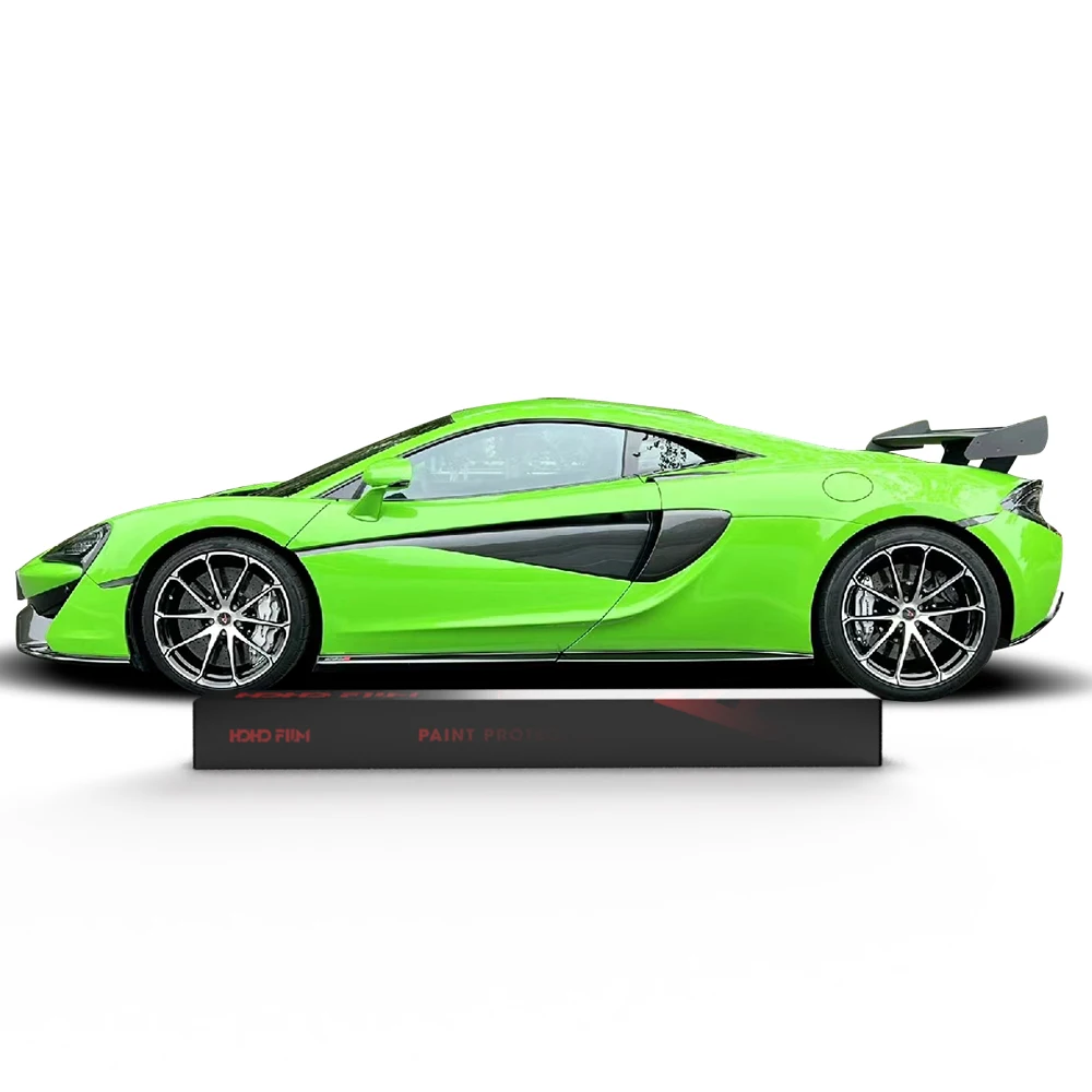 

HOHOFILM Green Color PPF 7.5 Mil Heat Repair Gloss Anti Scratch Non Yellowing Car Wrap TPU PPF Paint Protection Film