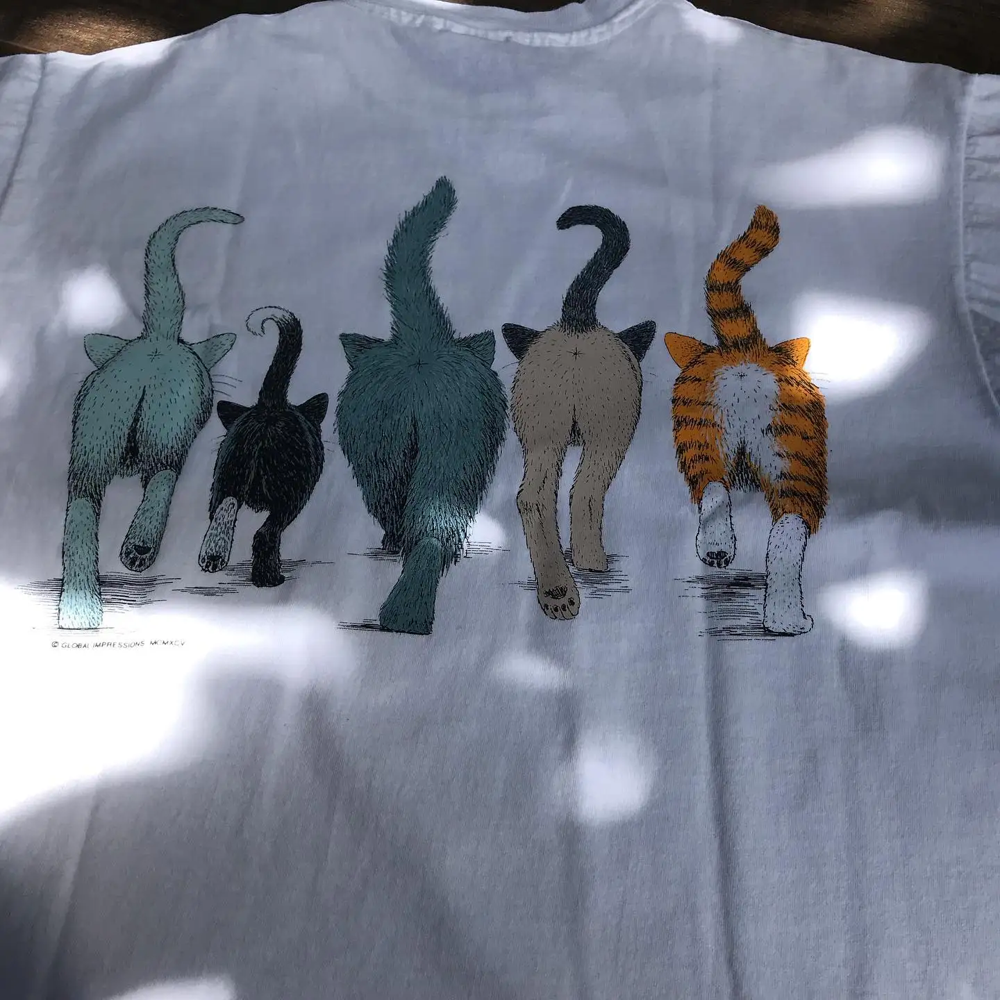 Unisex  Illustration T-Shirt Short Sleeve Neutral Style Male Model Summer Breathable Cotton round Neck Minimalist Design
