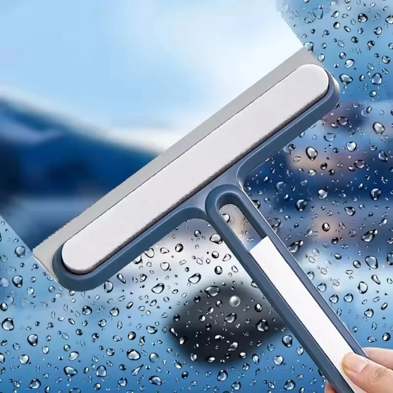 1pc Silicone Wiper Glass Scraper Car Windshield Cleaning Scraper Can Be Used To Clean Car Glass Windows Bathroom Kitch