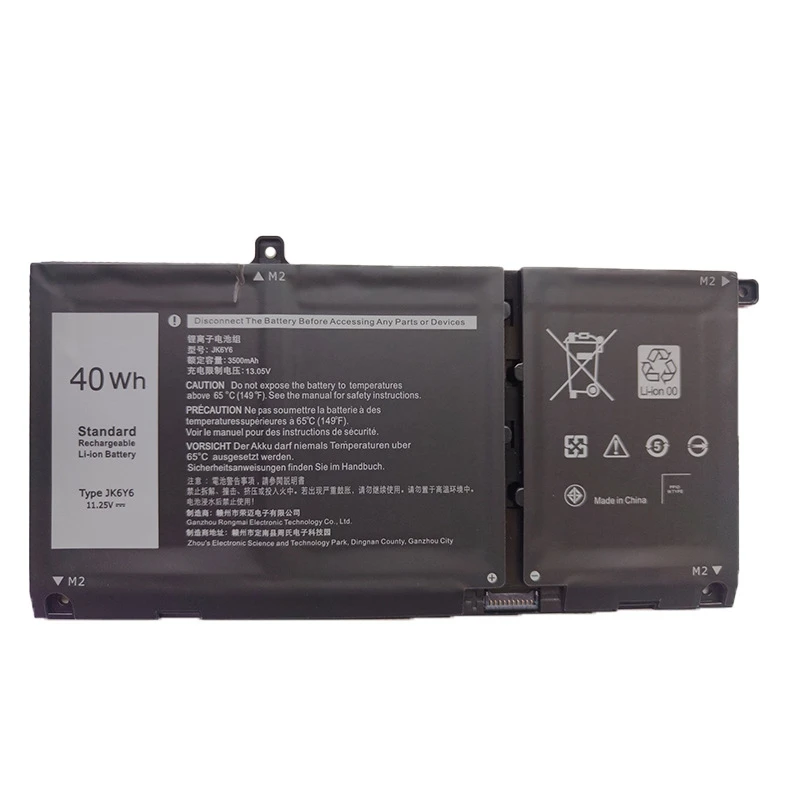 JK6Y6 11.25V 40Wh H5CKD 15V 53Wh Laptop Battery for Dell Latitude 3510 3410 Vostro 14 5402 5502 5501 Inspiron 5301 5300 9077G