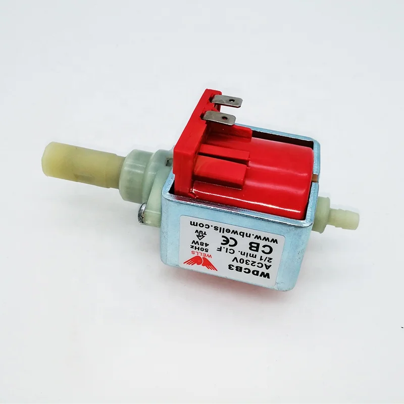 AC230V Miniature plunger electromagnetic electric iron water coffee machine solenoid pump