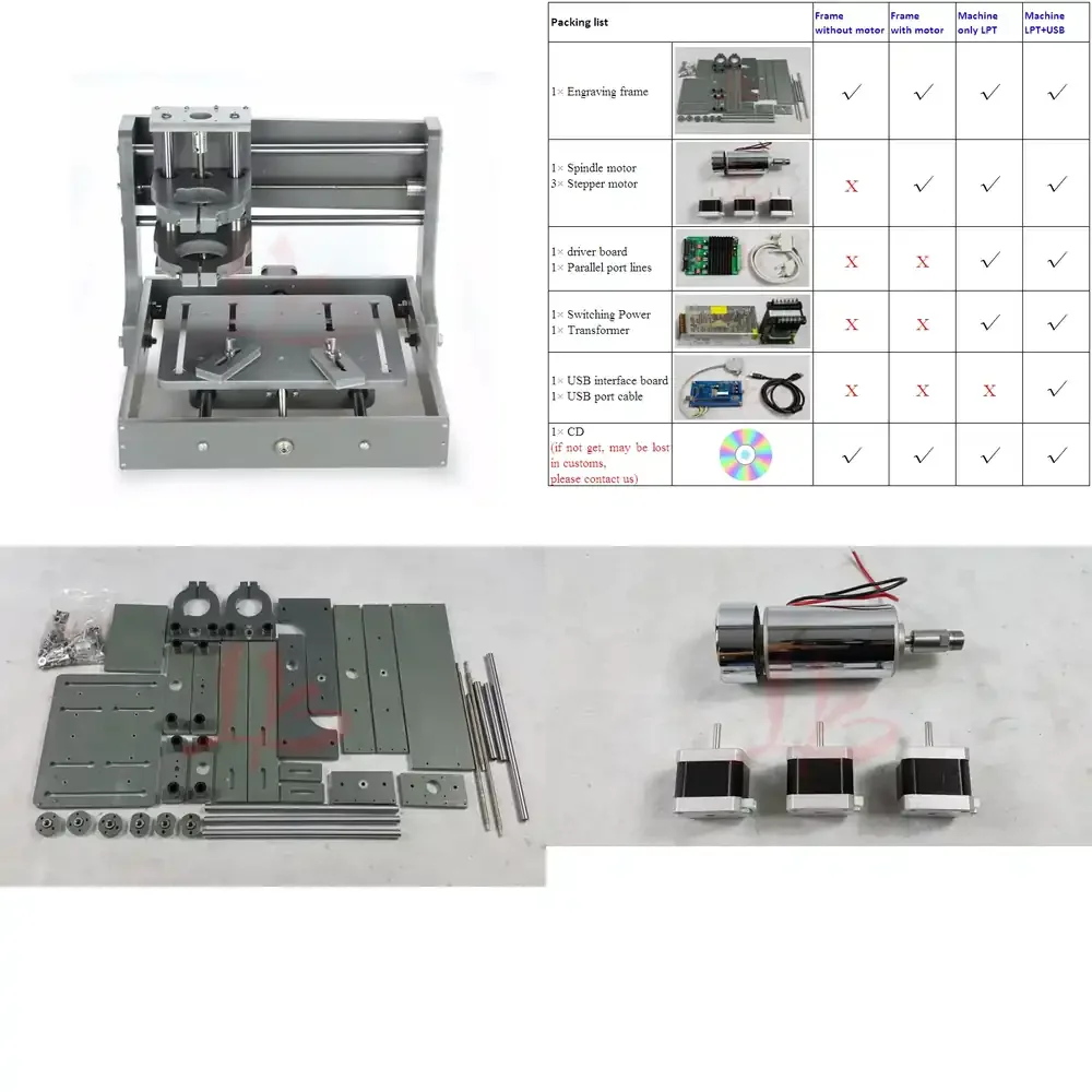 

China made DIY CNC Router 2020 Mini Cnc Machine with Parallel Port