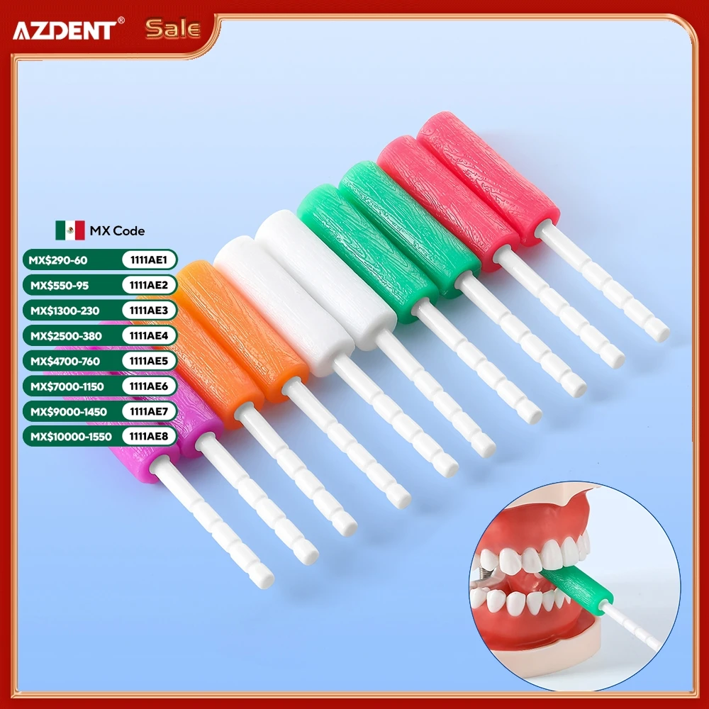 

AZDENT 10Pcs Dental Stick Orthodontic Bite Aligner Seaters Silicone Teeth Stick Bite for Dental Invisible Braces Retainer