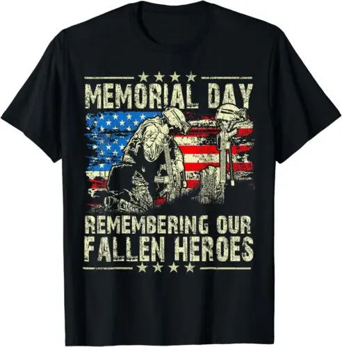 

Memorial Day Remember The Fallen Veteran Military Vintage Unisex T-Shirt